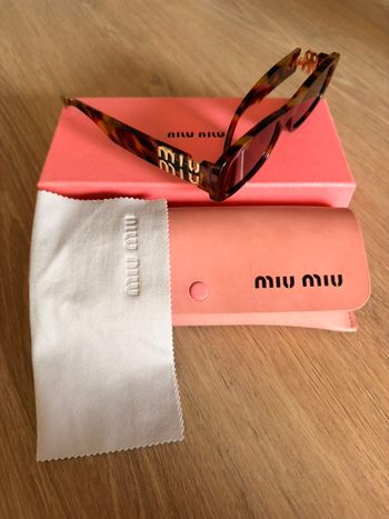 Lunette léopard mui mui