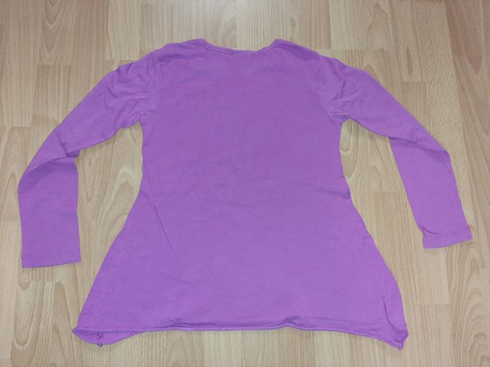 Tshirt asymétrique ML rose violine T 10-11 ans (146 cm) - photo numéro 2