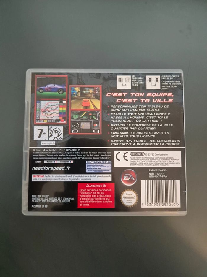 Need For Speed Carbon Own The City Nintendo DS - photo numéro 2