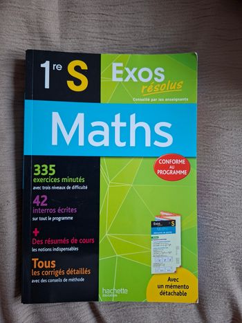 Exos résolus 1ère S Mathématiques