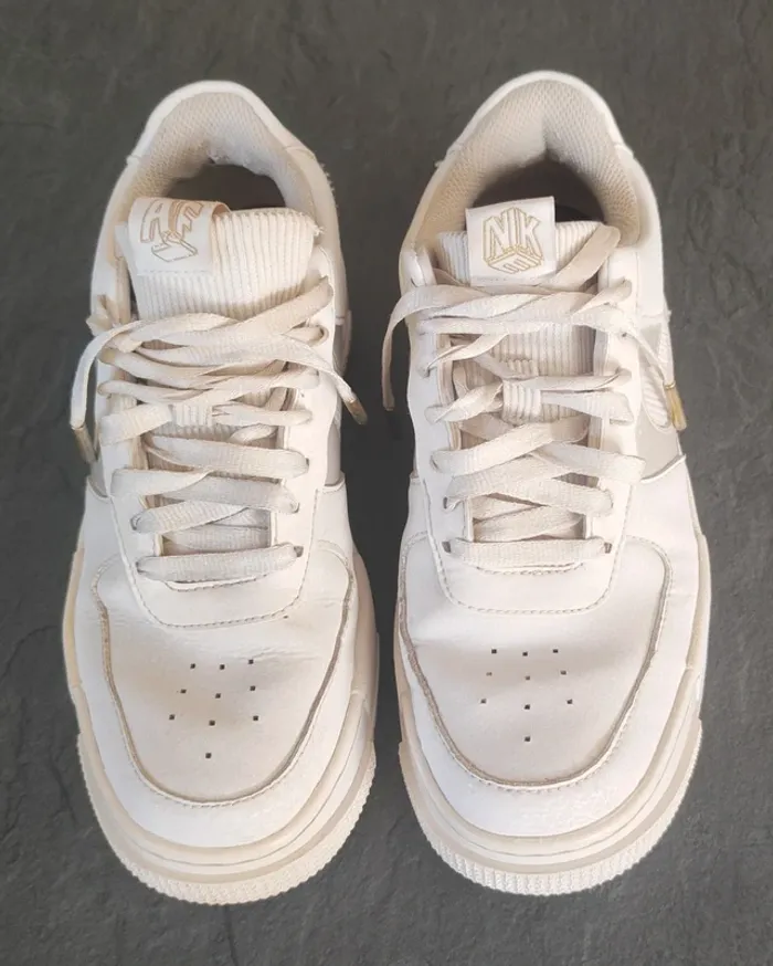 Nike Air Force one blanches T38 - photo numéro 2