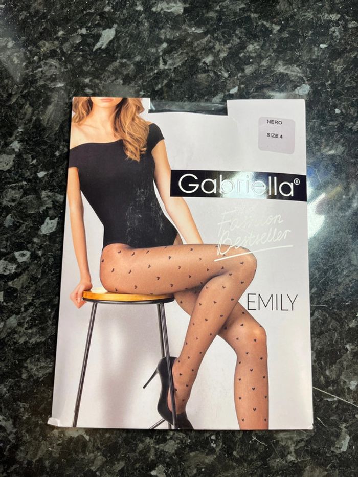 Collant Gabriella Emily Nero taille 4 neuf
