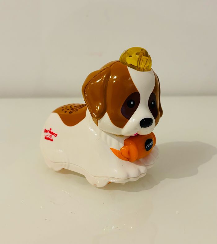 Vtech Tut Tut animo Bernard le chiot montagnard saint chien zoo maxi jungle super ferme bateau des animaux lion panda hippo chien chat coq poule koala cochon niche copains bolides rare lot SOP77 - photo numéro 2