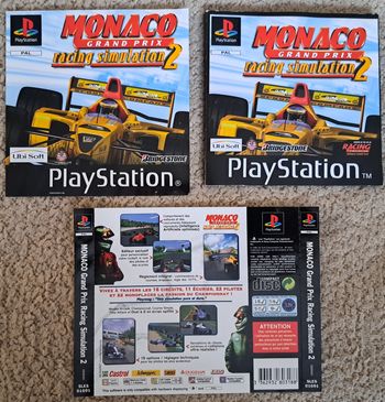 🎮 Notice et jaquettes Monaco GP Racing Simulation 2 Sony PlayStation 1 PS1
