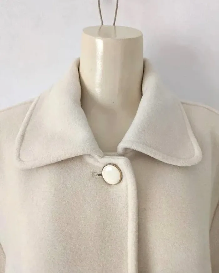 Manteau long 100% laine - taille 42/44 - photo numéro 2