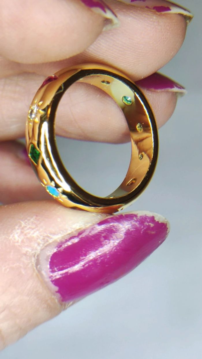 Bague alma & co doré à l'or fin 18k - photo numéro 3