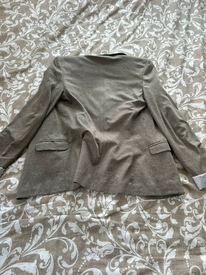 Blazer camaïeu crème beige taille 38 neuf - photo numéro 3