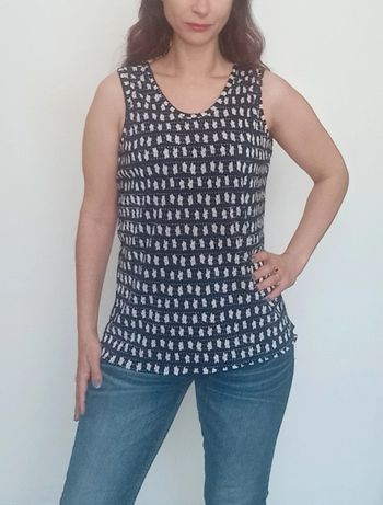 Débardeur été gaufré féminin taille 42/44