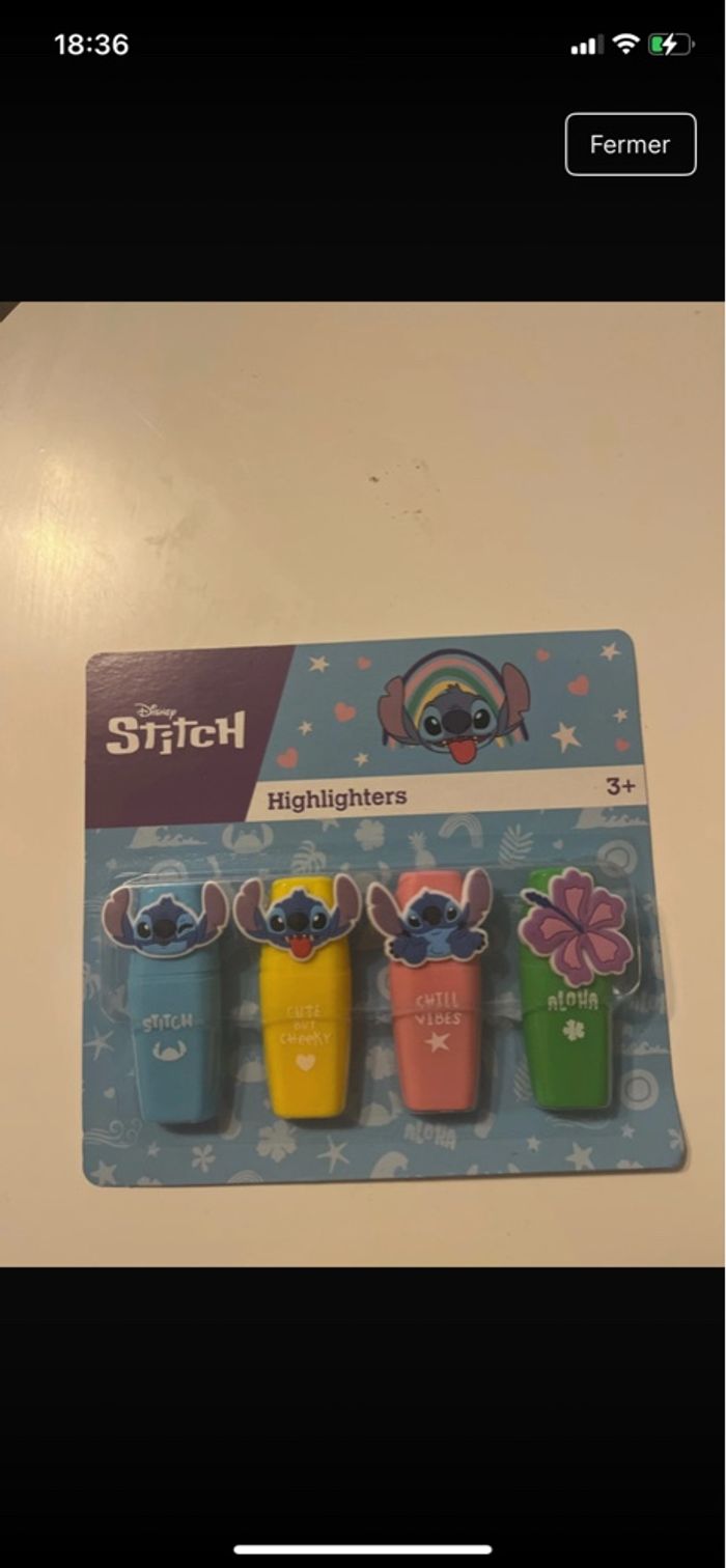 Surligneur stitch