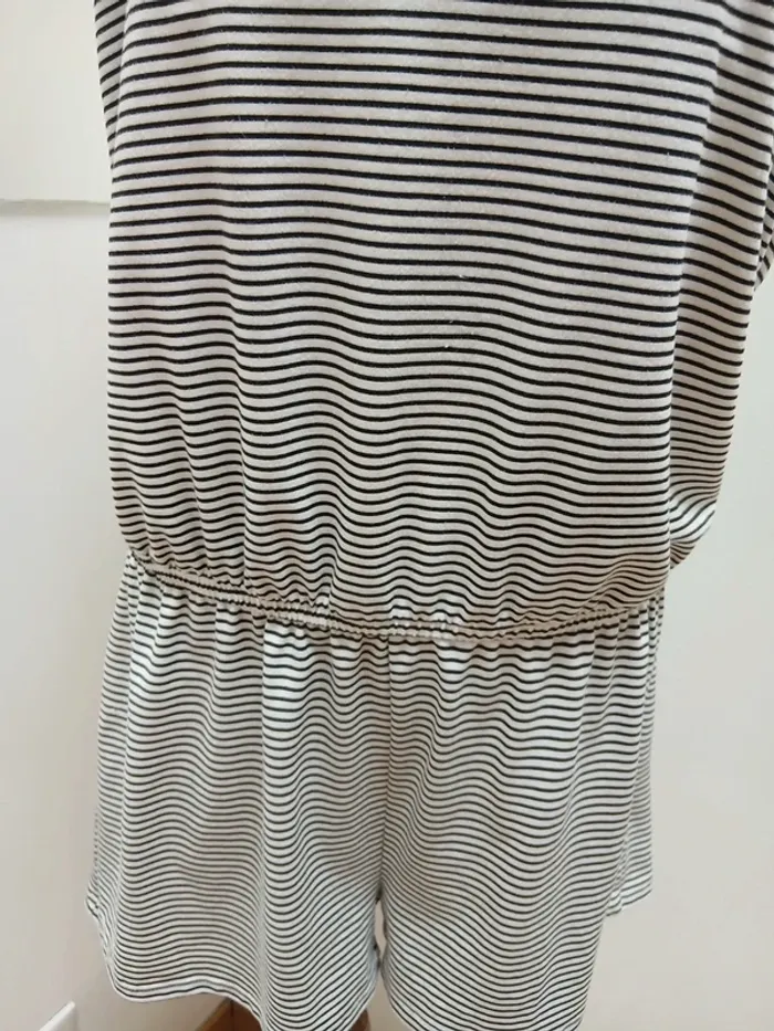 Combishort rayé noir et blanc Ardene taille XL - photo numéro 5