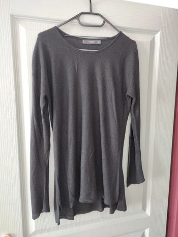 Pull léger long maille scintillante
