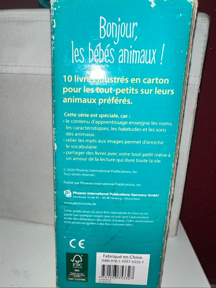 Coffret livre bébé animaux - photo numéro 3