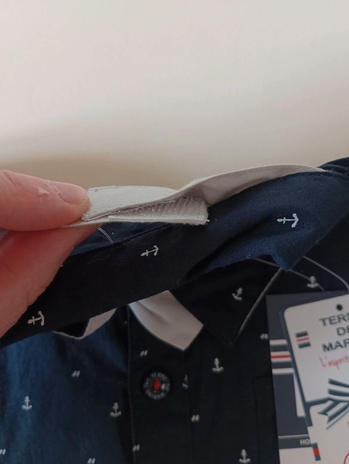 Chemise Terre de Marins taille 8 ans neuve avec étiquette - photo numéro 3
