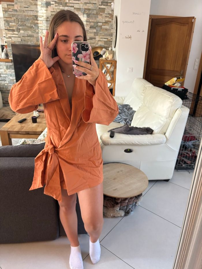 robe blazer teracota - photo numéro 7