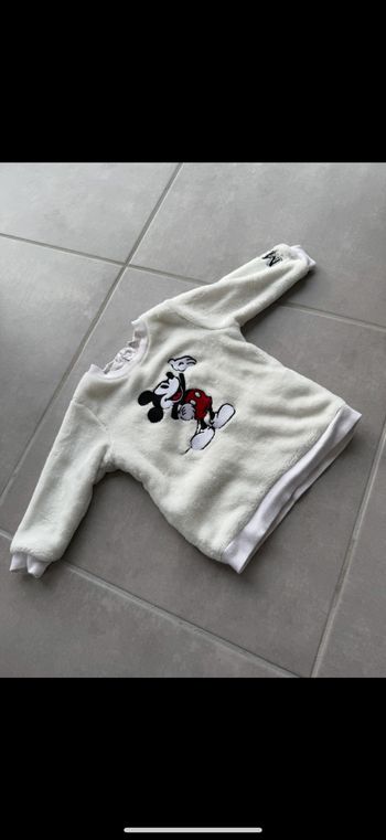 Pull Sweat tout doux Mickey Disney 12 mois