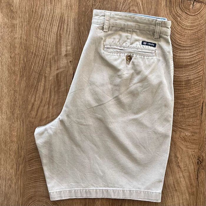 Short chino beige CHAPS pour homme, taille W 36 (46 taille française) - photo numéro 2