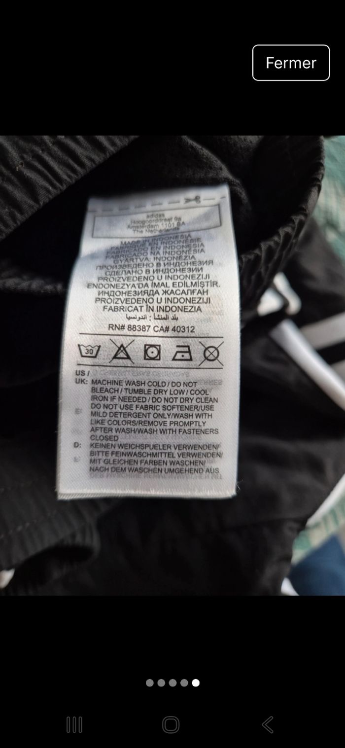 Veste sport coupe vent Adidas - photo numéro 5