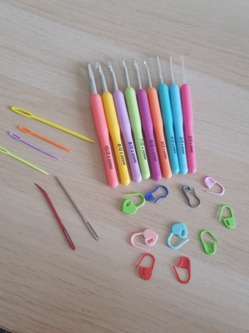 Kit complet de crochet – crochets ergonomiques + accessoires