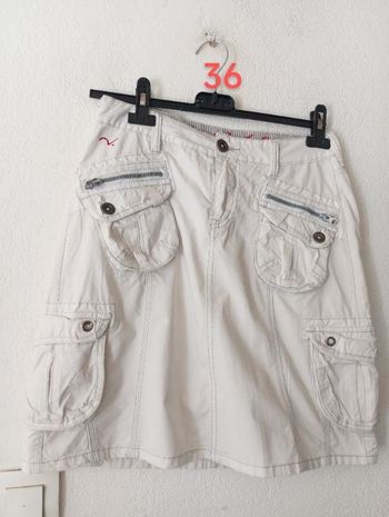 Jupe jeans poches femme 36