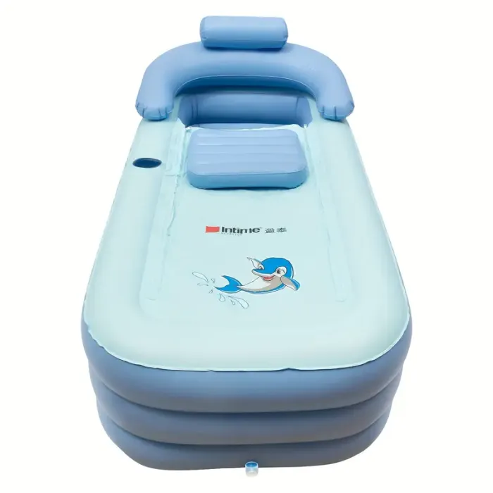 Baignoire Gonflable Adulte 160cm – Pliante & Portable, Spa Relaxation en PVC