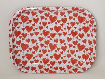 Plateau de roulage Ballons de cœur 