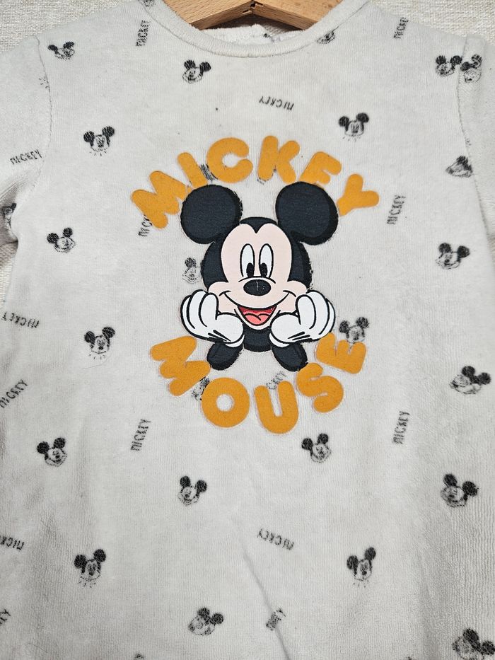 Pyjama velours Mickey disney 3 mois - photo numéro 2
