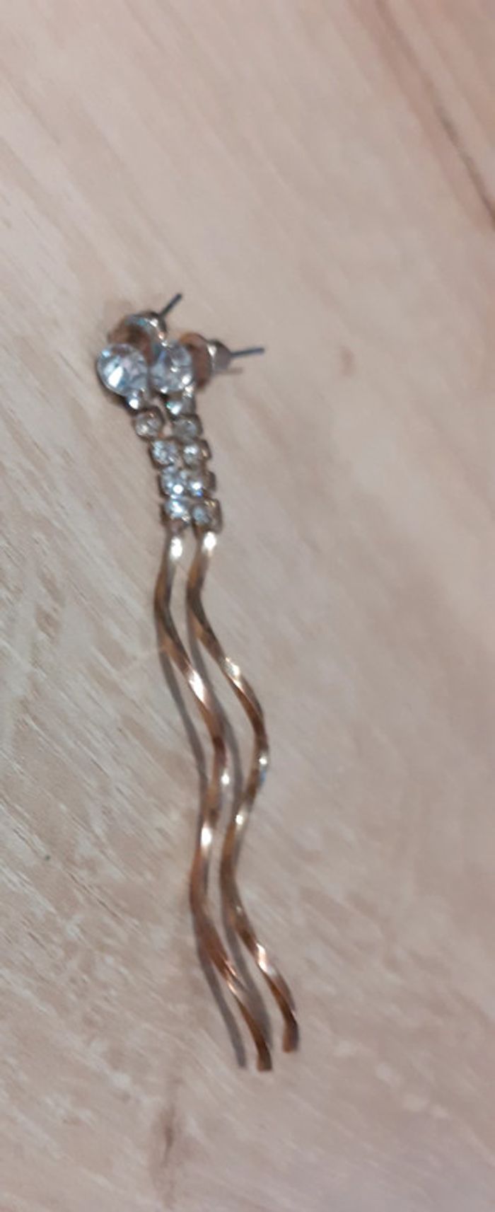 Boucle d'oreille doré - photo numéro 2