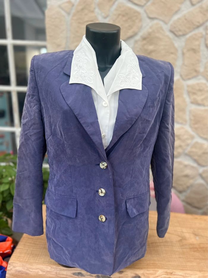 Chemise femme taille 40 vintage L blanche chemisier t-shirt Tunisie - photo numéro 4