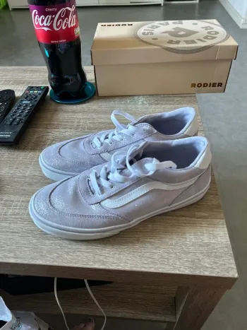 Vans pailleté violet