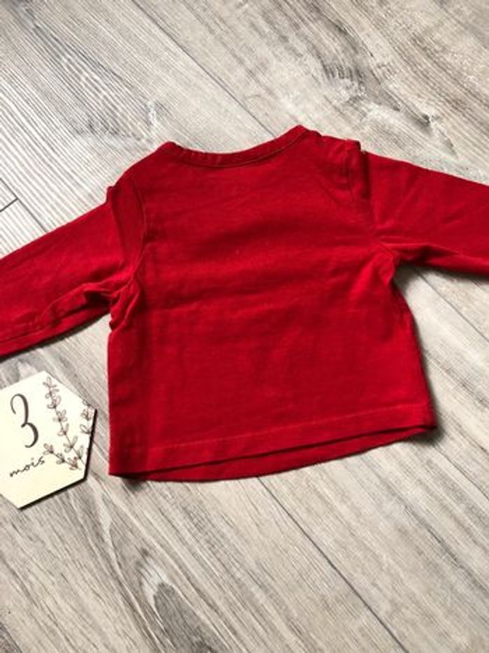 T-shirt TAO 3 mois manches longues - photo numéro 3