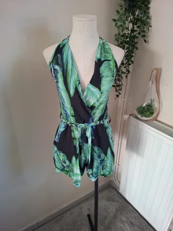Combi shorts légère dos nu