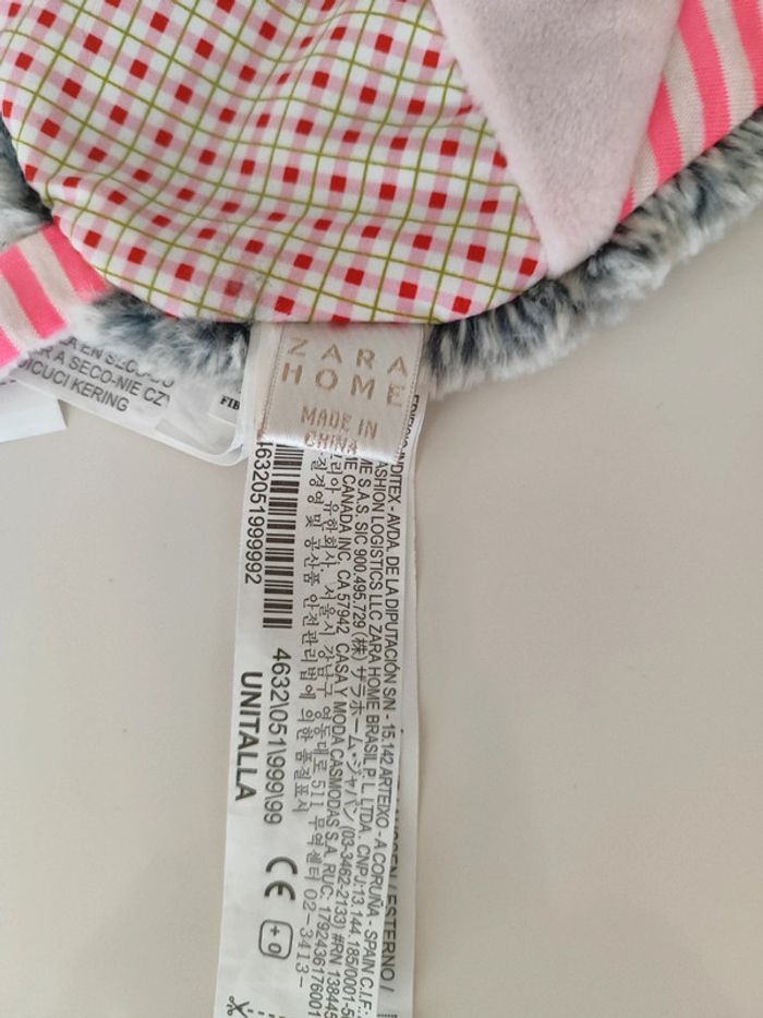 Doudou plat souris Zara home - photo numéro 4
