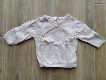 Gilet Kiabi rose pâle 3 mois