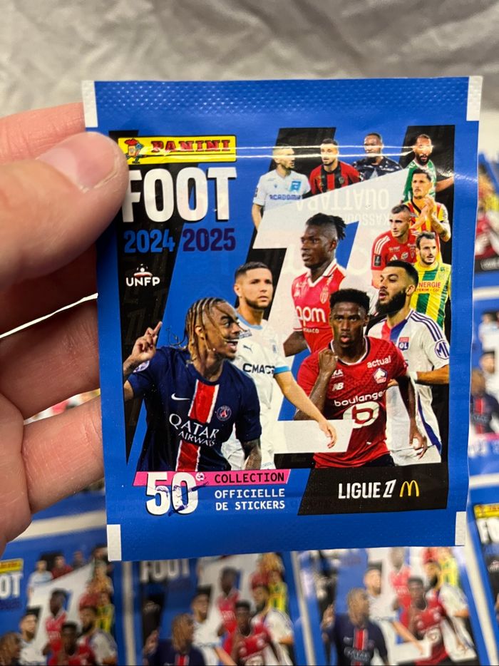 18 pochettes Panini stickers Foot 50 - photo numéro 4