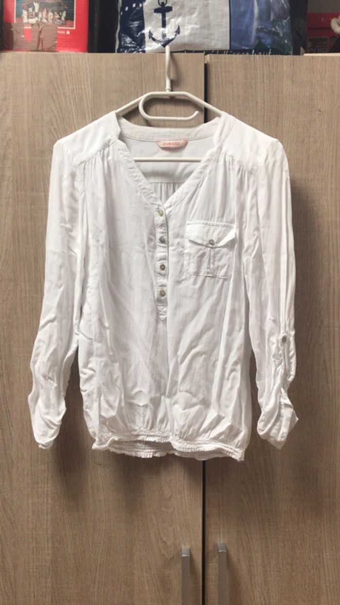 Blouse camaïeu blanche