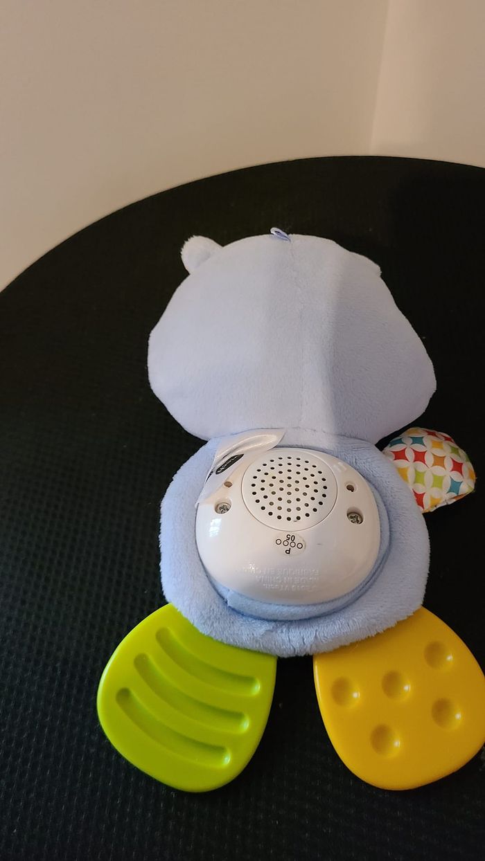 VTech  HIPO Jouet en Peluche pour bébé avec des Phrases, des chansons et des mélodies Bleu - photo numéro 2