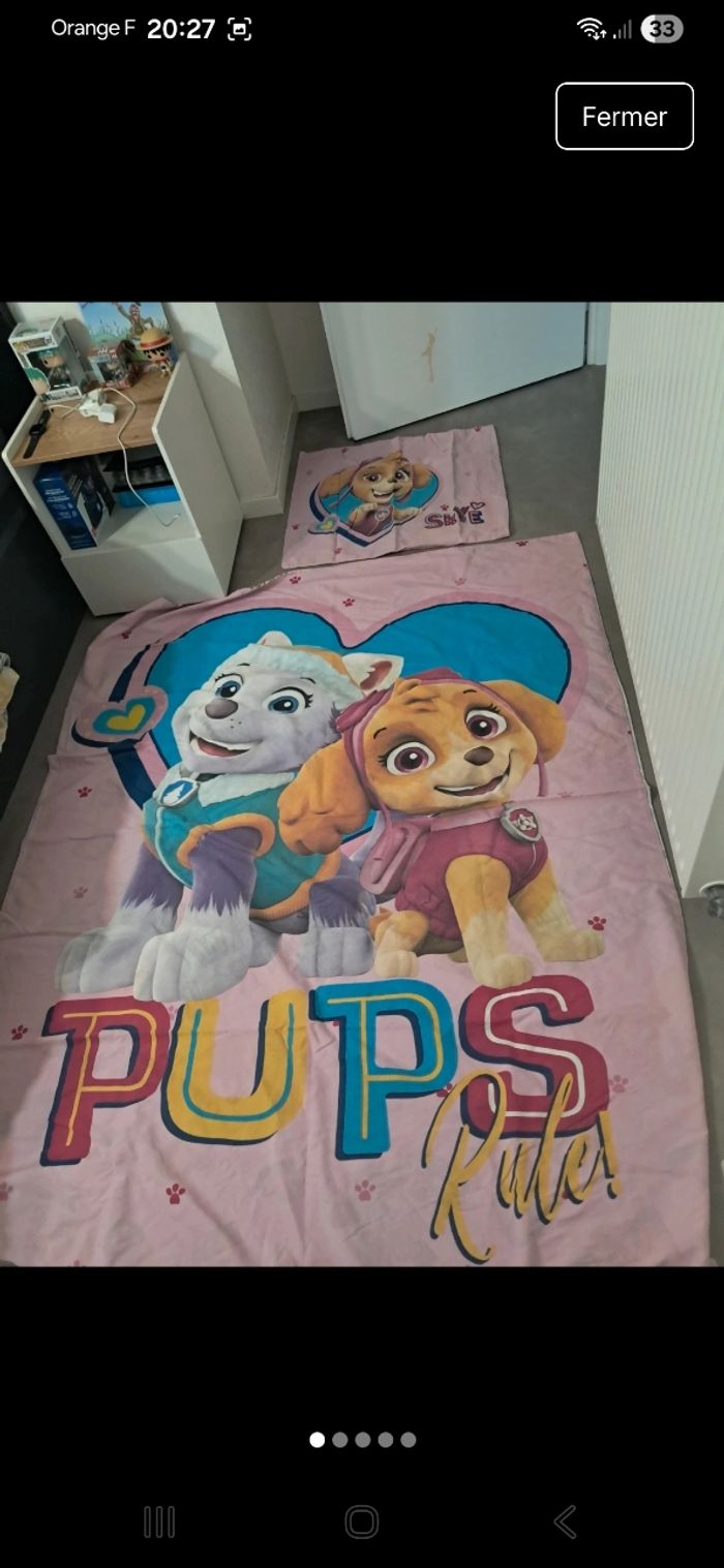 Housse de couette pat patrouille