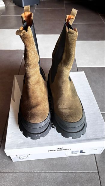 Bottines kaki