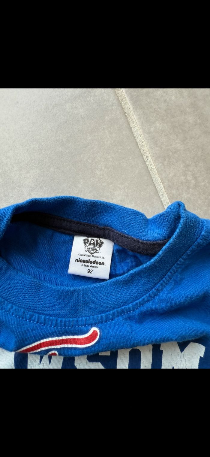 Tee shirt manches courtes Pat Patrouille 24 mois - photo numéro 9