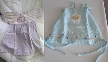 2 robes été 12 mois