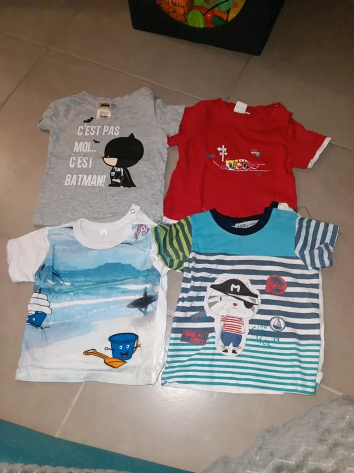 Lot de 4 t shirts