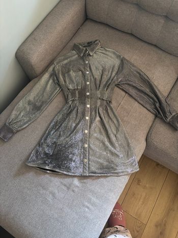 Robe argenté