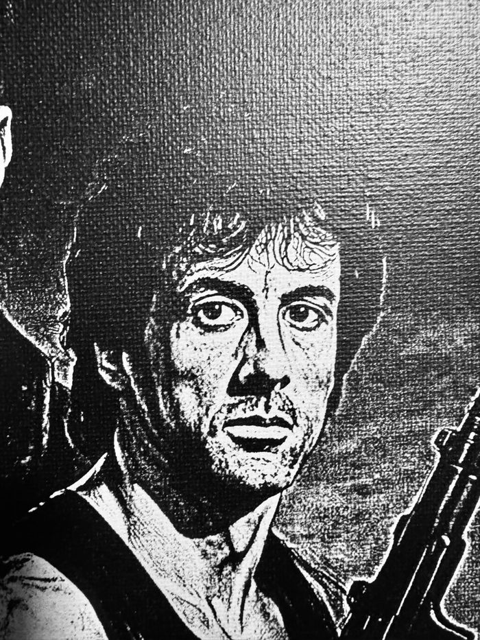 Tableau légendes cinéma action hollywood toile 30x40 cm - photo numéro 6
