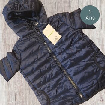 Doudoune légère à capuche garçon 

Vertbaudet neuve étiquetée 3 ans
