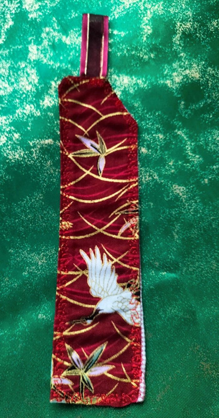 Lot de 10 marque-pages en tissu - photo numéro 4