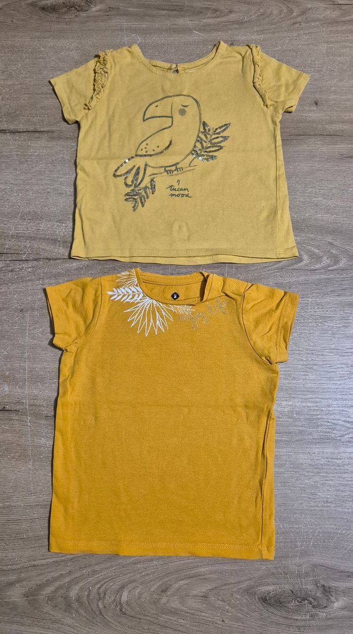 Lot t-shirts MC 18-24 mois - photo numéro 1