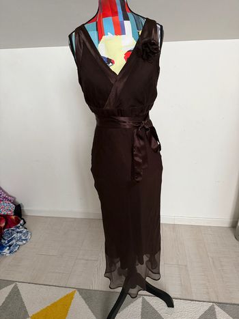 Robe de soirée en soie Caroll Taille 36