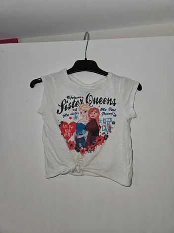 Débardeur fille Disney Reine des neiges 3/4 ans