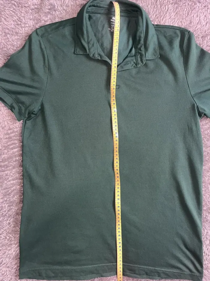 Polo vert manche courte homme h&m taille M « slim fit » - photo numéro 6