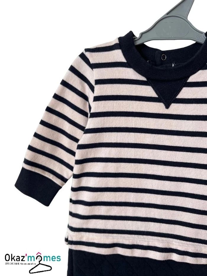 Combinaison longue effet 2 en 1 Petit Bateau - 6 mois (67cm) - photo numéro 2